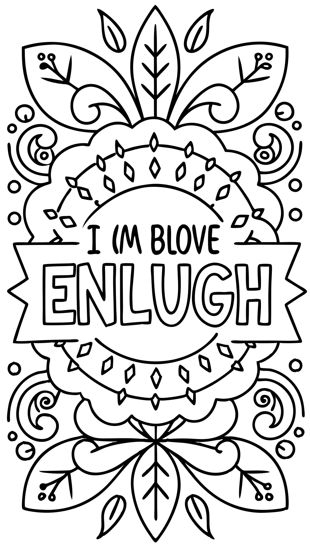 coloriages d’affirmation